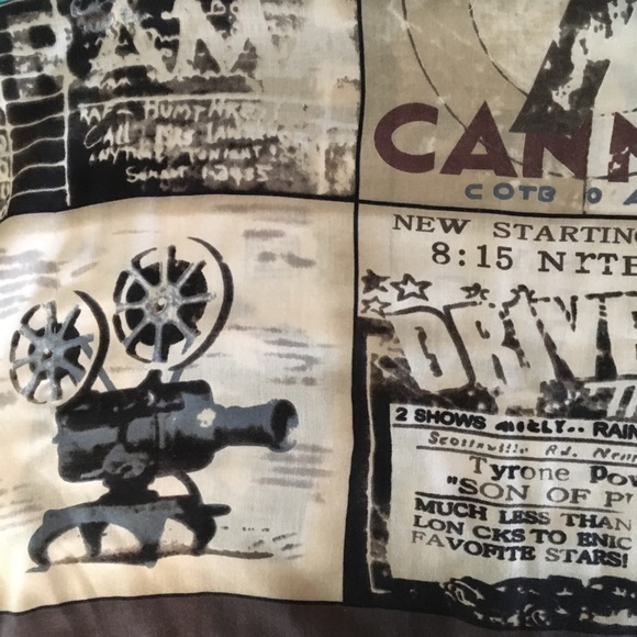 3/$30 Large Rectangle Scarf - Picture 3 of 6